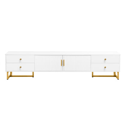 TV Stand With Storage For Living Room