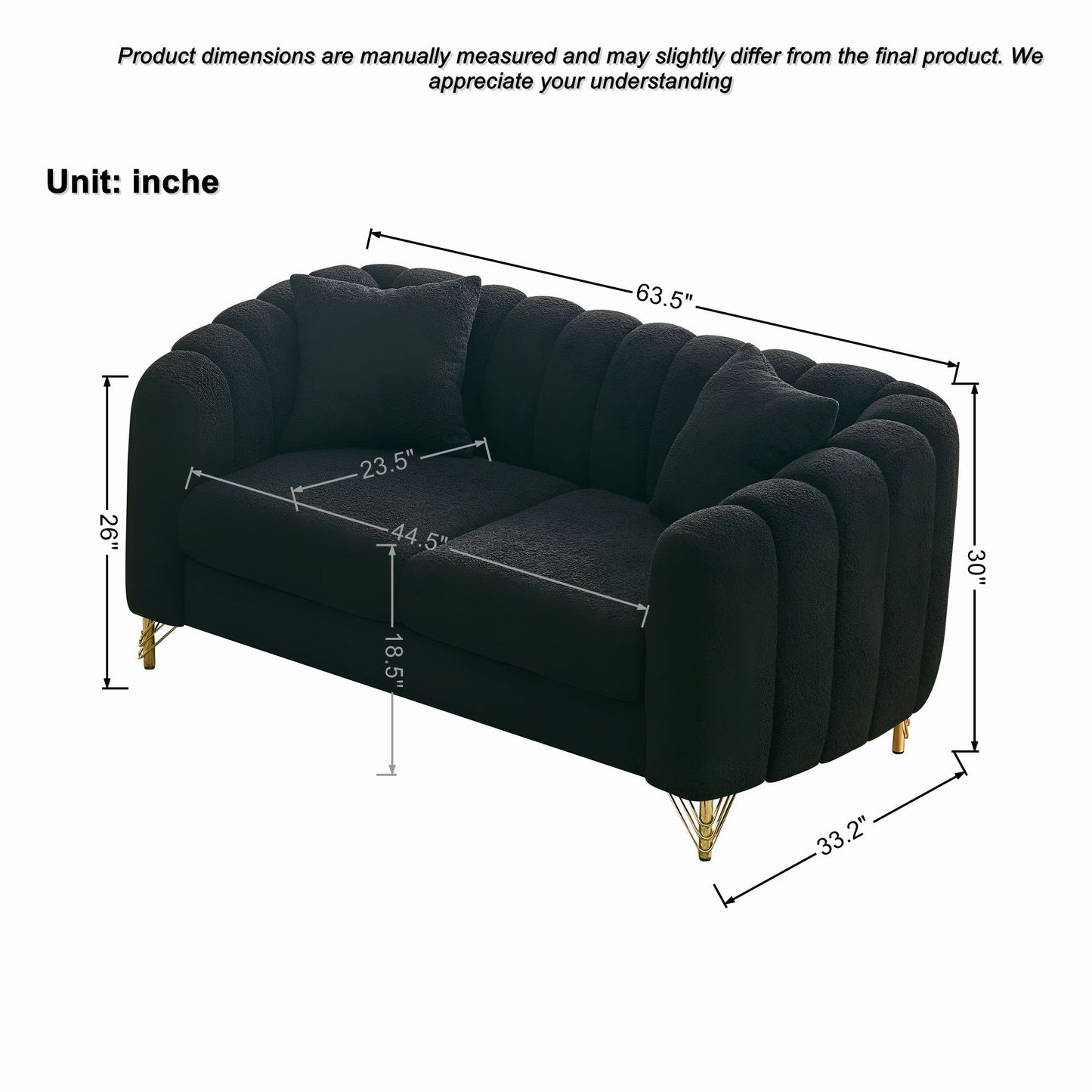 Oversized Sofa, Deep Tufted Couch