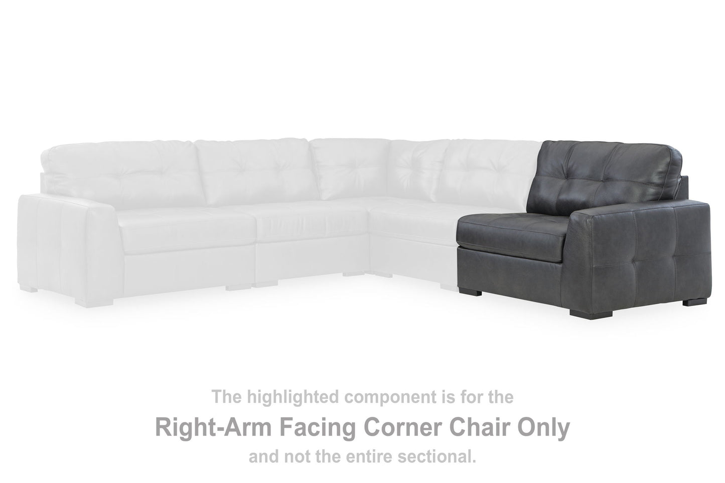 Brindley Pier - Raf Corner Chair - Fog