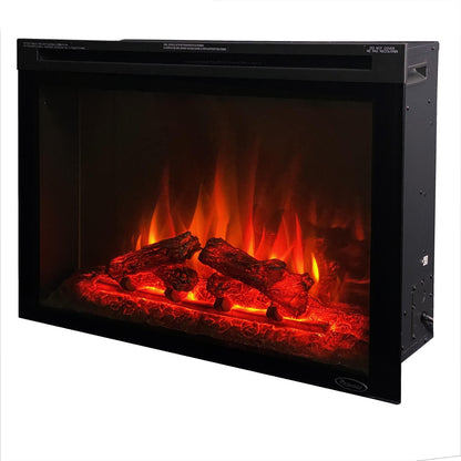 Built-In Electric Fireplace, 30In
