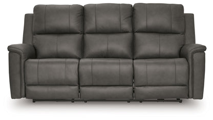 Bleckley - Anchor - Power Reclining Sofa With Adjustable Headrest
