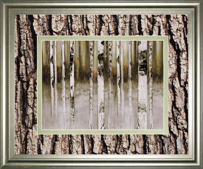 Fern Creek By Susan Jill Double Matted - Framed Wall Art - Light Brown