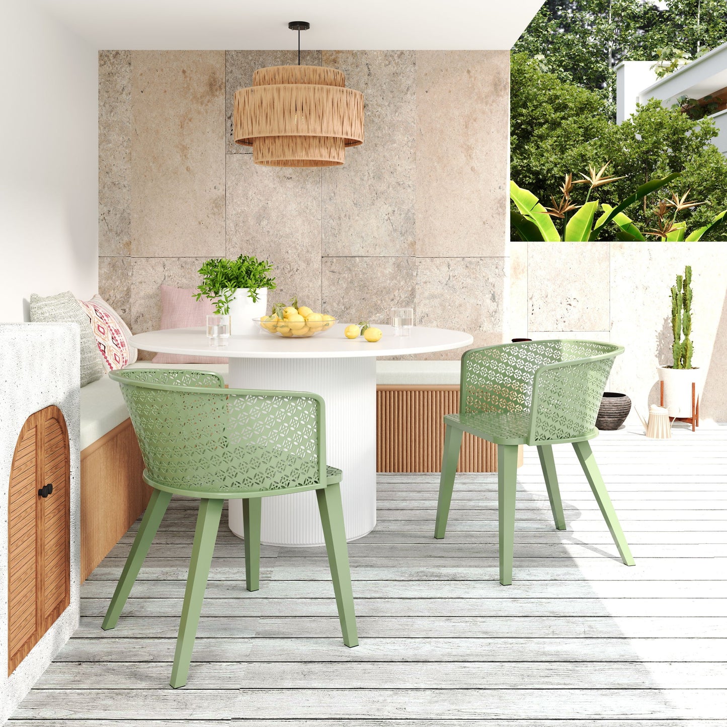 Milan - Outdoor Dining Chair (Set of 2)