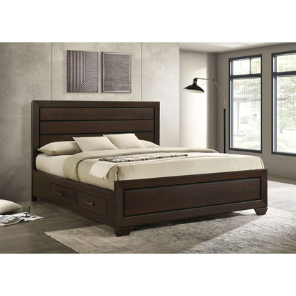 Holmgren - Panel Bed With Side Drawers