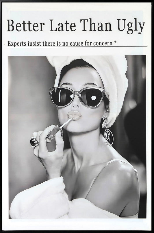 "Chic Reflection" Canvas In Frame - Gray