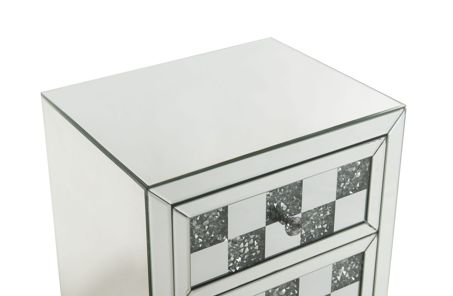 Noralie - Accent Table - Silver - Glass