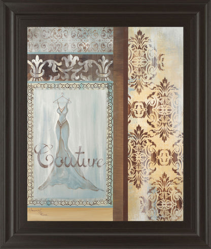 Couture By Hamkimipour-ritter - Framed Print Wall Art - Beige