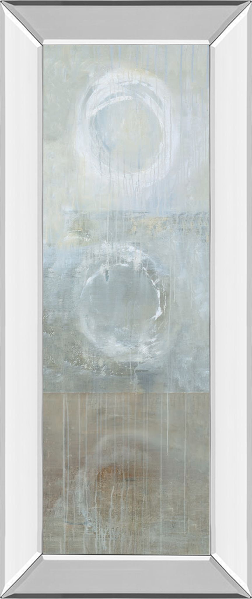 Evolu By Heather Ross - Mirror Framed Print Wall Art - Gray