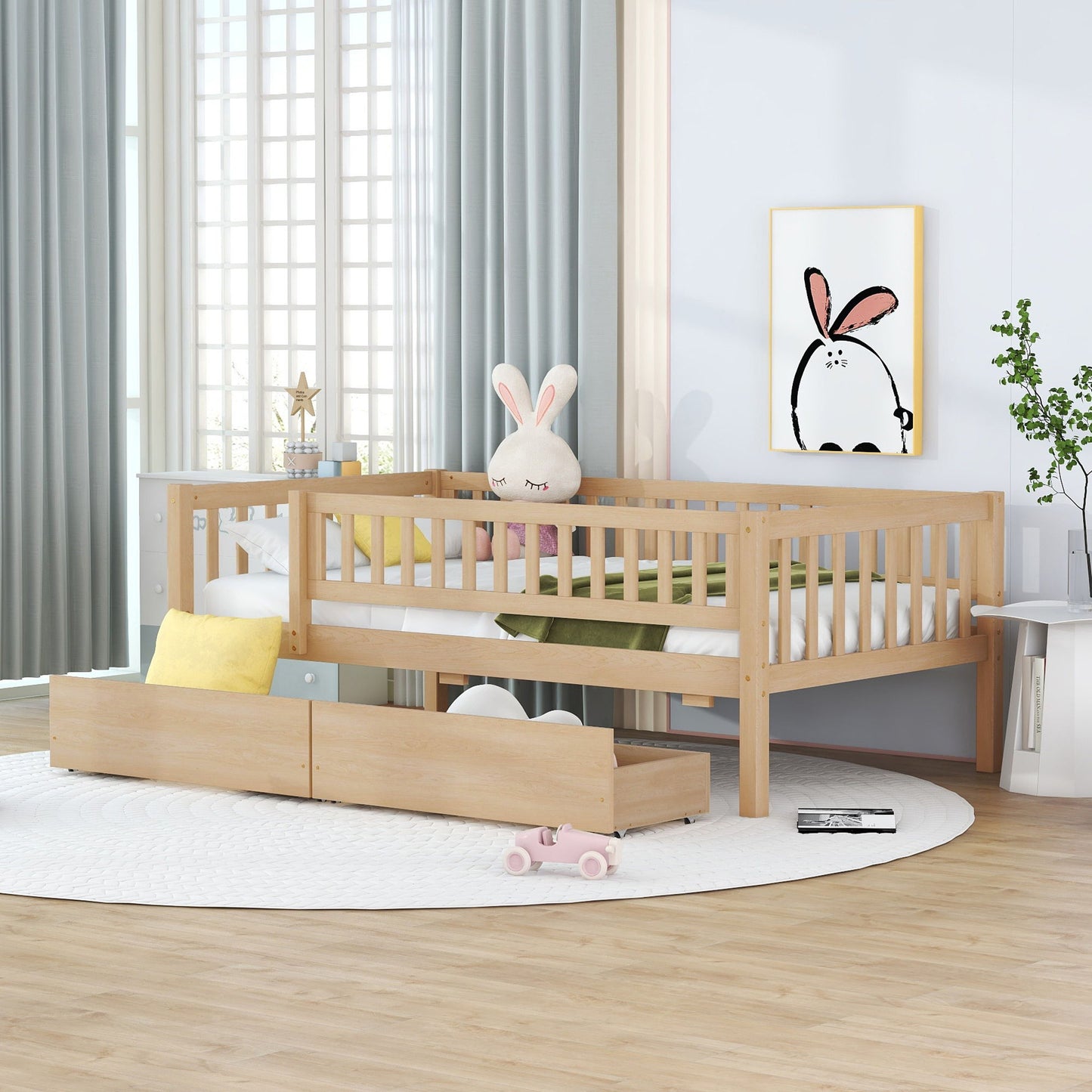 Multi Functional Wooden Daybed Bed