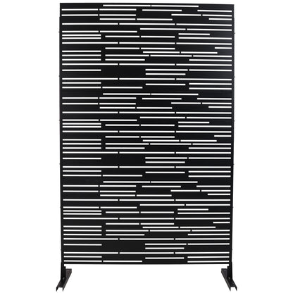 Outdoor & Indoor Freestanding Metal Privacy Screen