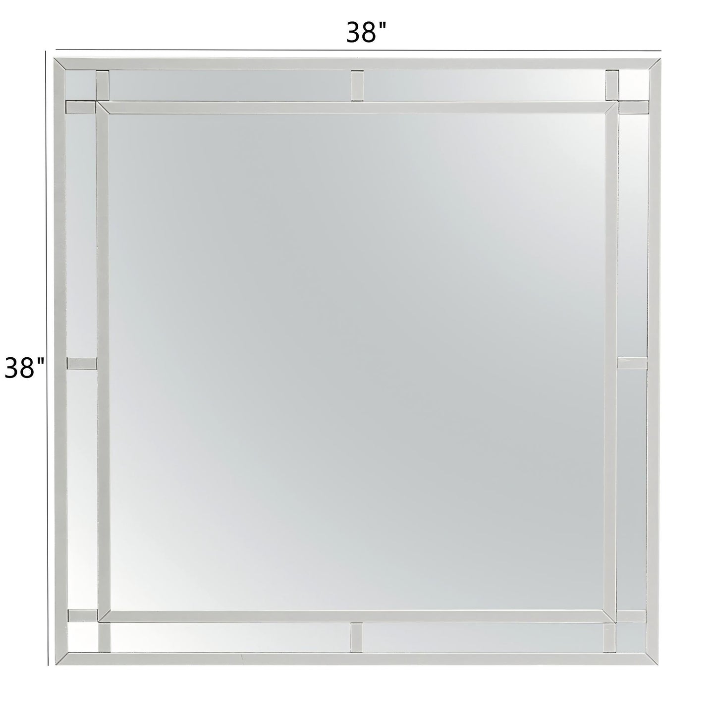 Madison - Mirror - Silver Champagne
