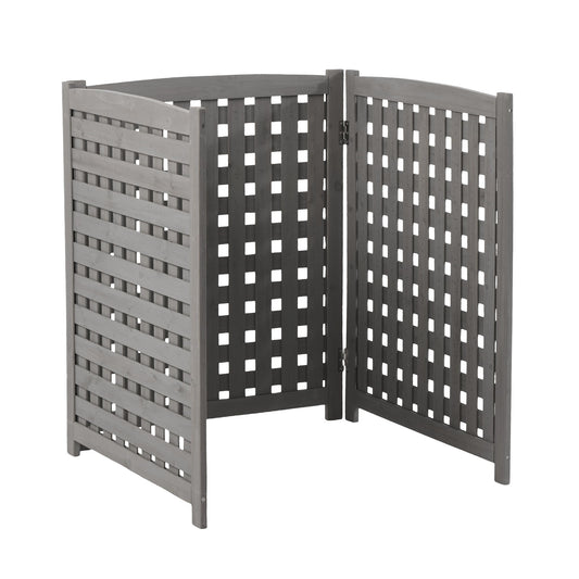 3 Panel Outdoor Air Conditioner Fence Screen