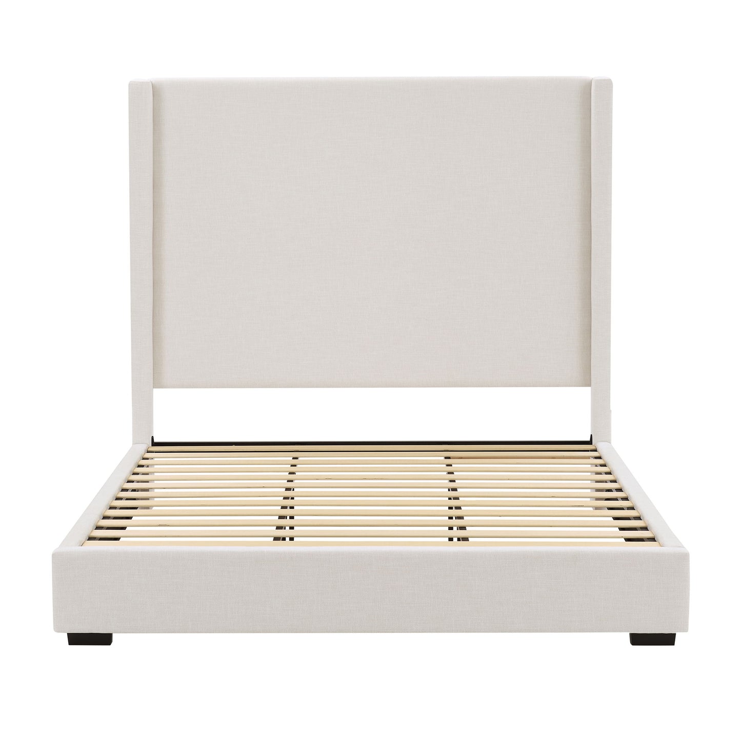 Hampton - Upholstered Platform Bed With Tall Headboard