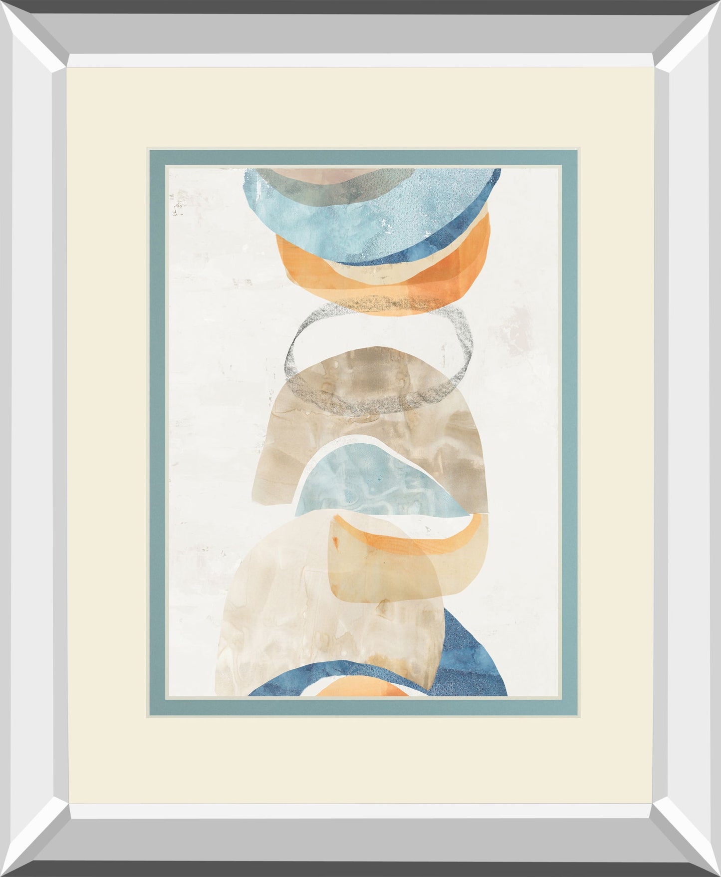 Magnetism I By Pi Studio Mirrored Frame - Beige