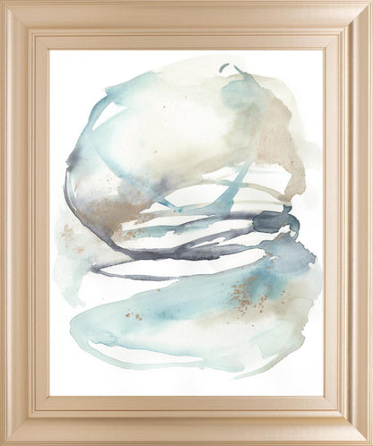 22x26 Spiral Bloom II By Jennifer Goldberger - White
