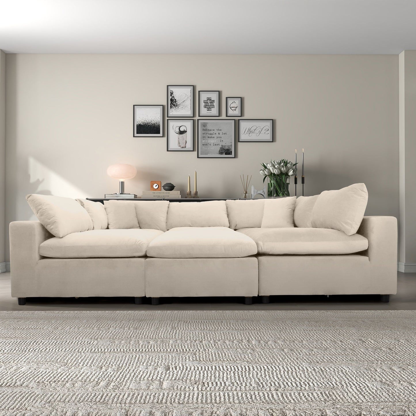 Hayward - Modular Sectional Sofa - Ivory