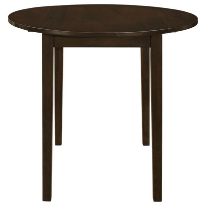 Bucknell - 3 Piece Round Drop Leaf Dining Table Set