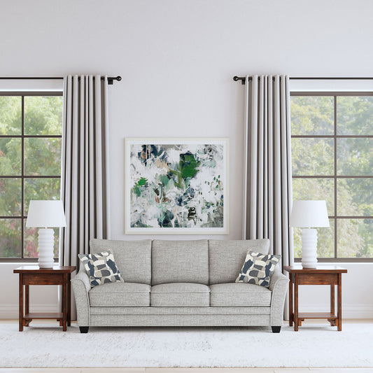 Mingle ] Upholstered Sofa - Light Gray