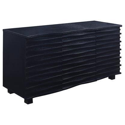 Monette - 3 Drawer Server Sideboard - Black
