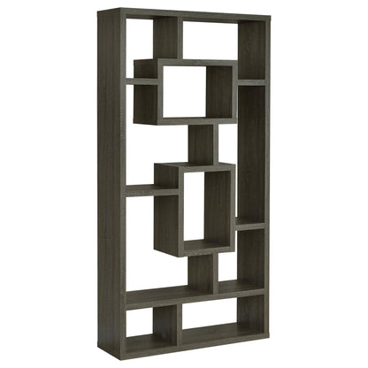 10 Shelf Open Back Bookcase