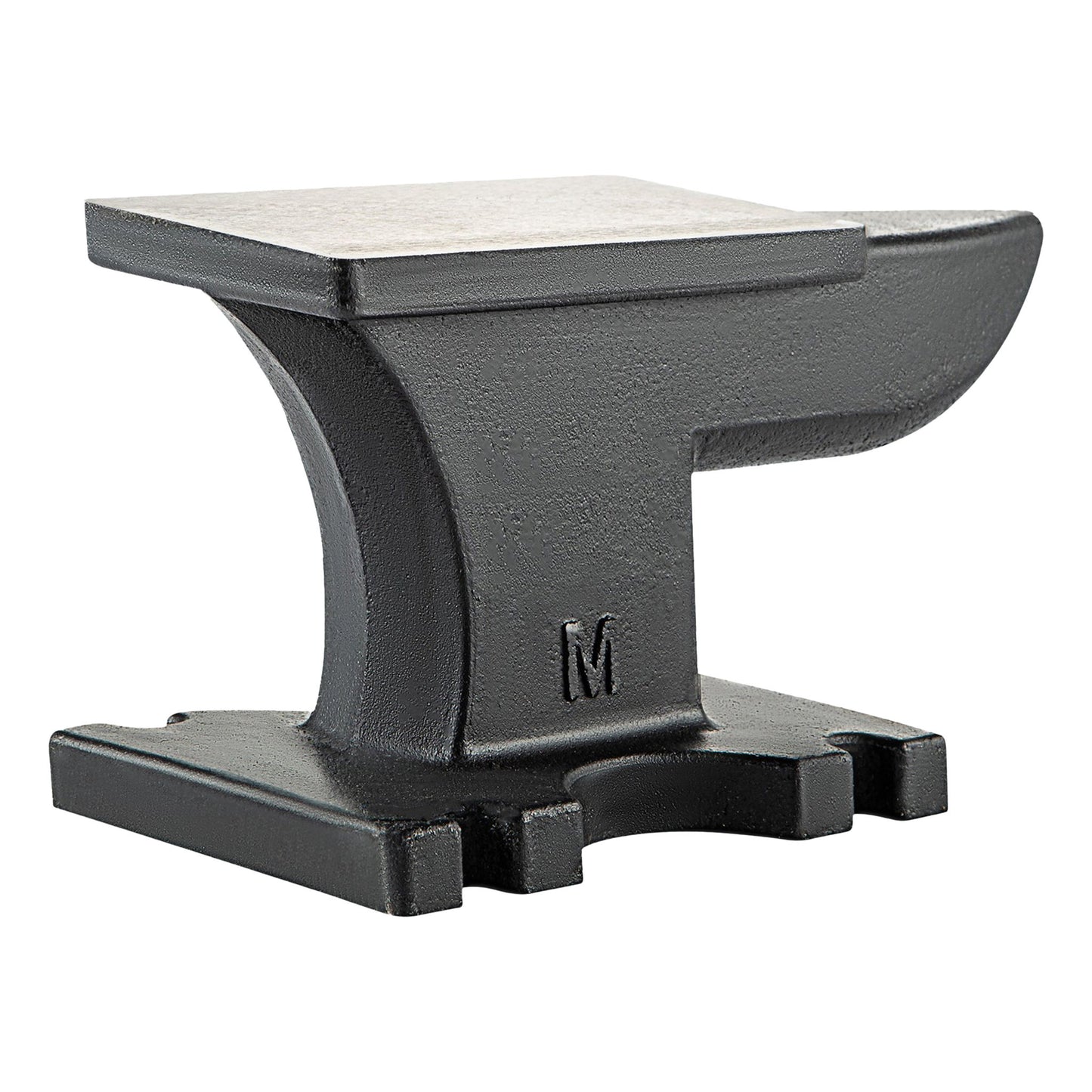 22 Lbs Single Horn Anvilб Counterop And Stable Base, Round Horn - Black