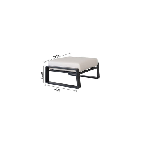 Pedal, Seat Cushion Tino Tino Ottomans (Set of 2) - Light Brown