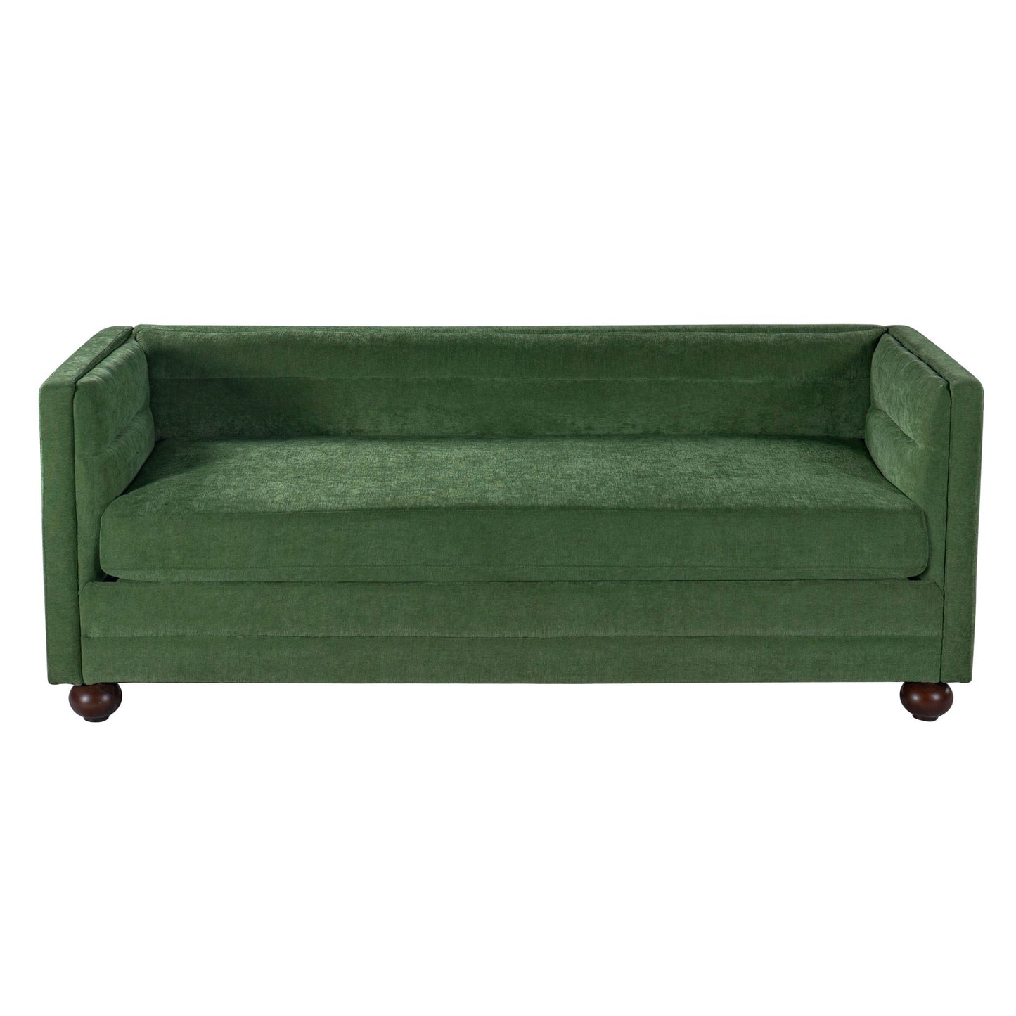 3 Seater Sofa Upholstery With Square Arms, Living Room Couch