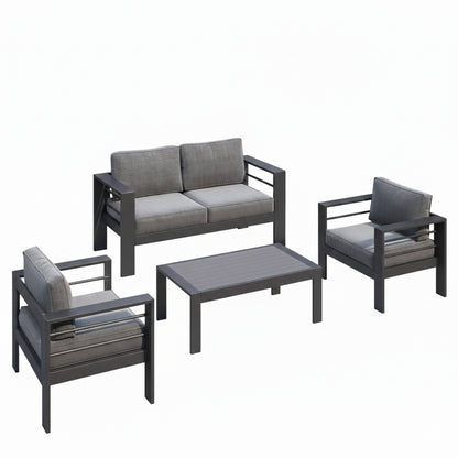Outdoor Patio Set, All-Weather & Thick Cushions