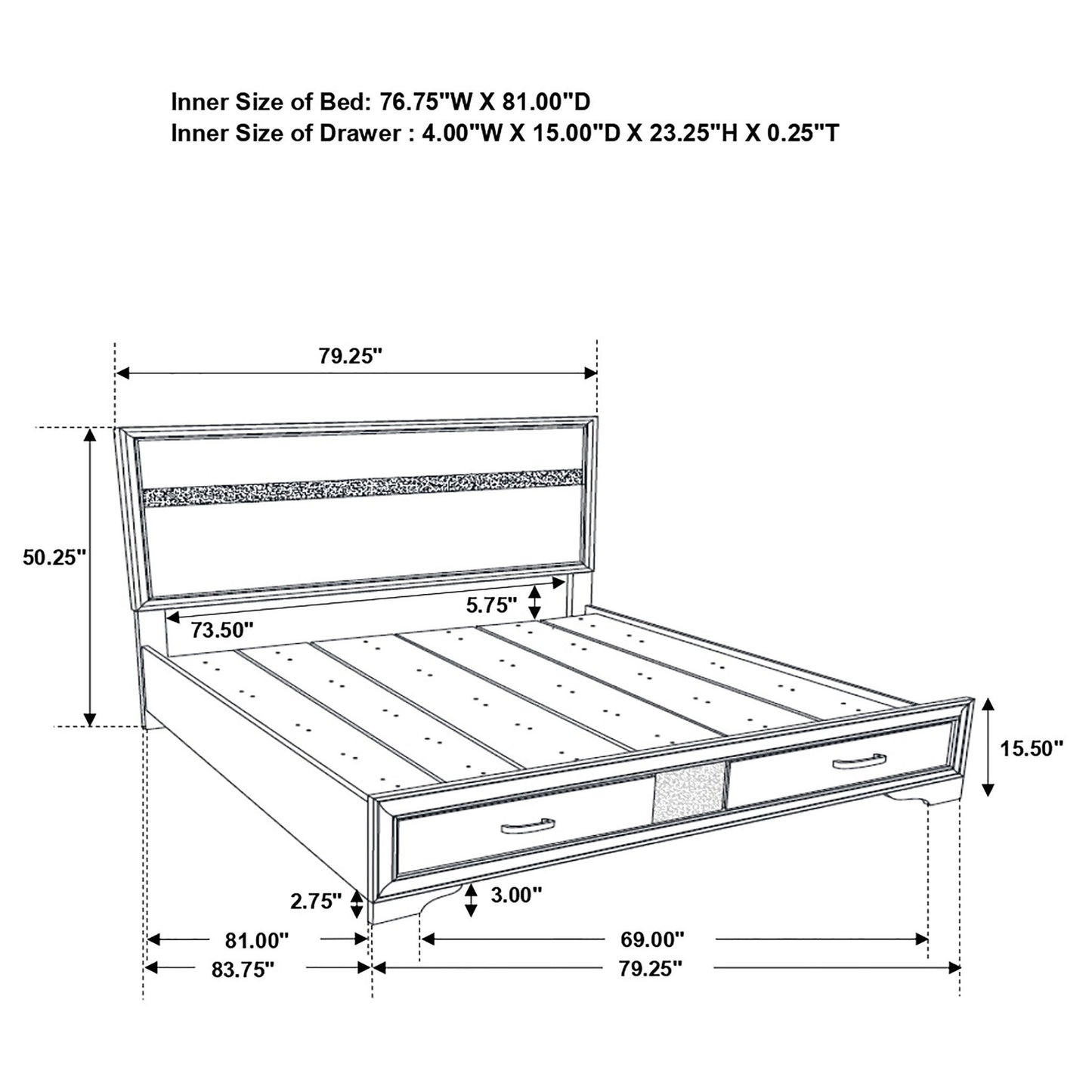 Annie - 4 Piece Bedroom Set
