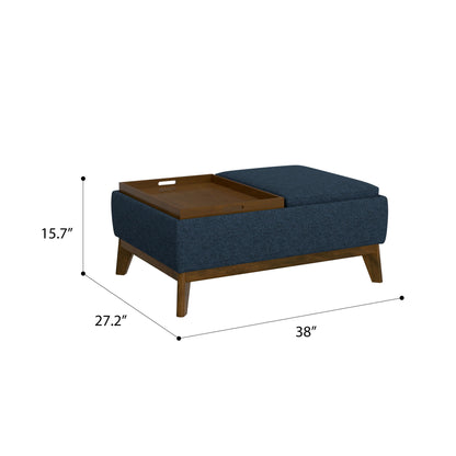 Reversible Tray Ottoman