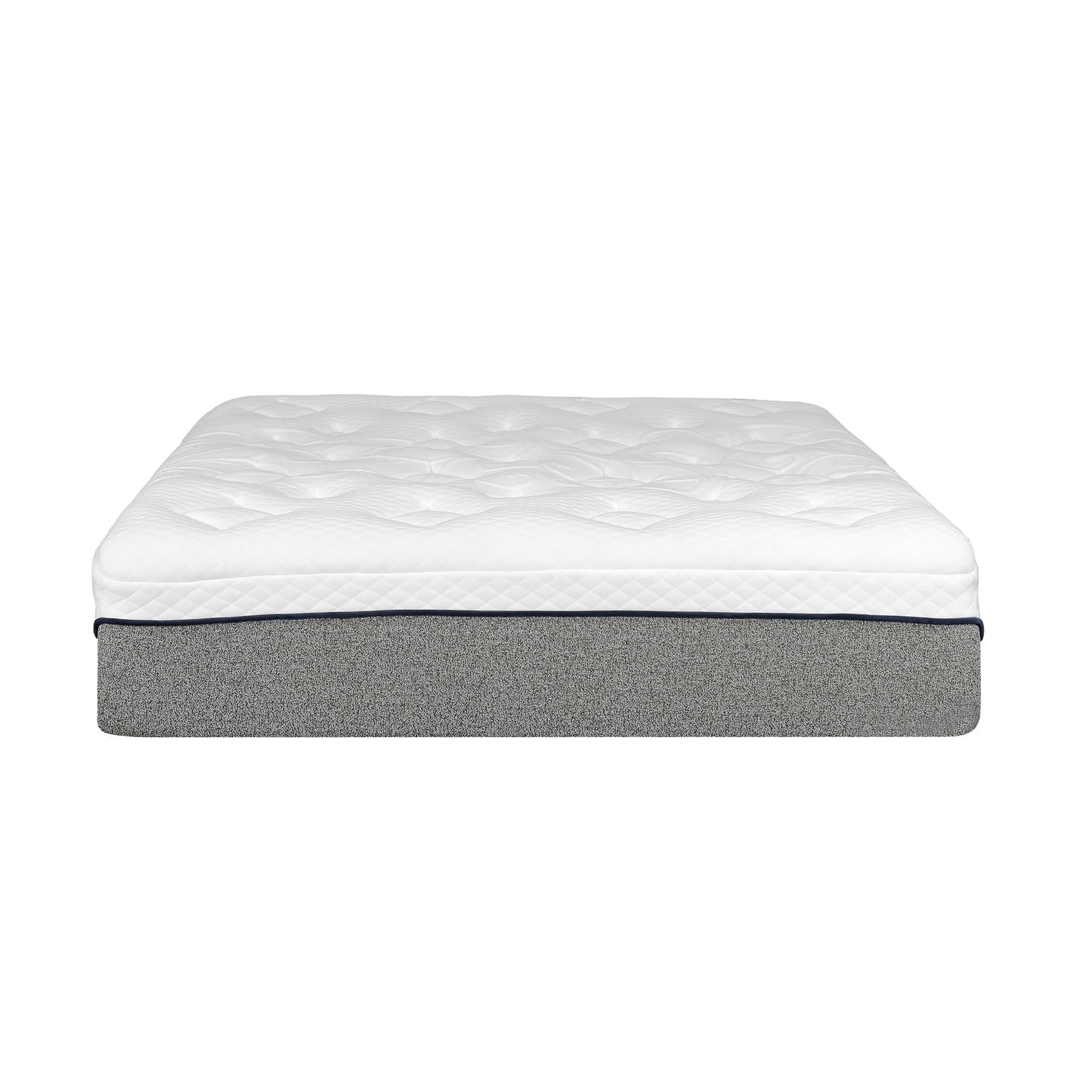 13" Ultra Plush Gel Memory Foam Mattress For Bed With Double Layered Jacquard Cover - Gray / White - King