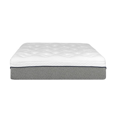 13" Ultra Plush Gel Memory Foam Mattress For Bed With Double Layered Jacquard Cover - Gray / White - King