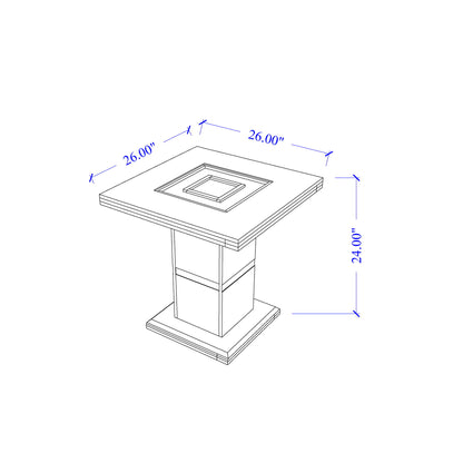 Ariya - End Table - Black