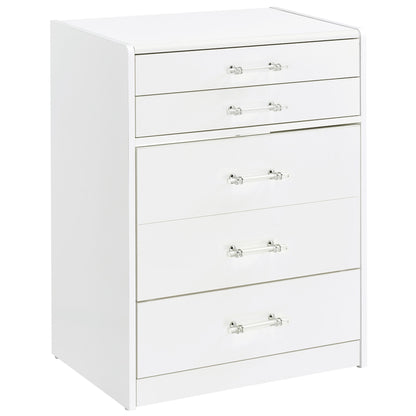 Ayuba - 3 Drawer Makeup Vanity Table With Mirror And Stool