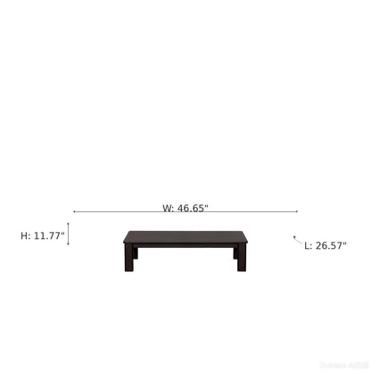 Verona - Coffee Table - Dark Espresso / Gray