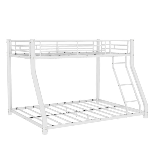 Twin Over Full Bunk Bed - White