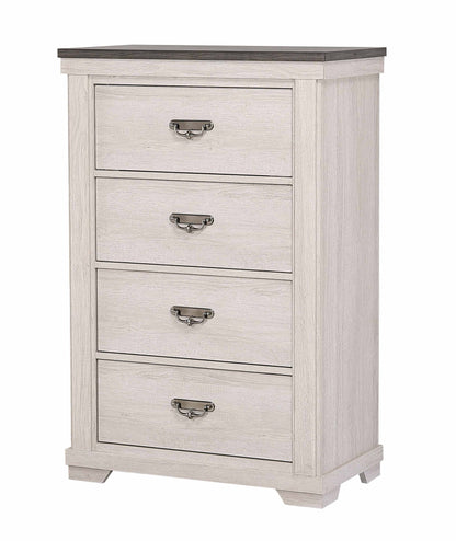 Leighton - Chest - White