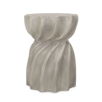 Modern Canis Side Table Outdoor Use - Gray
