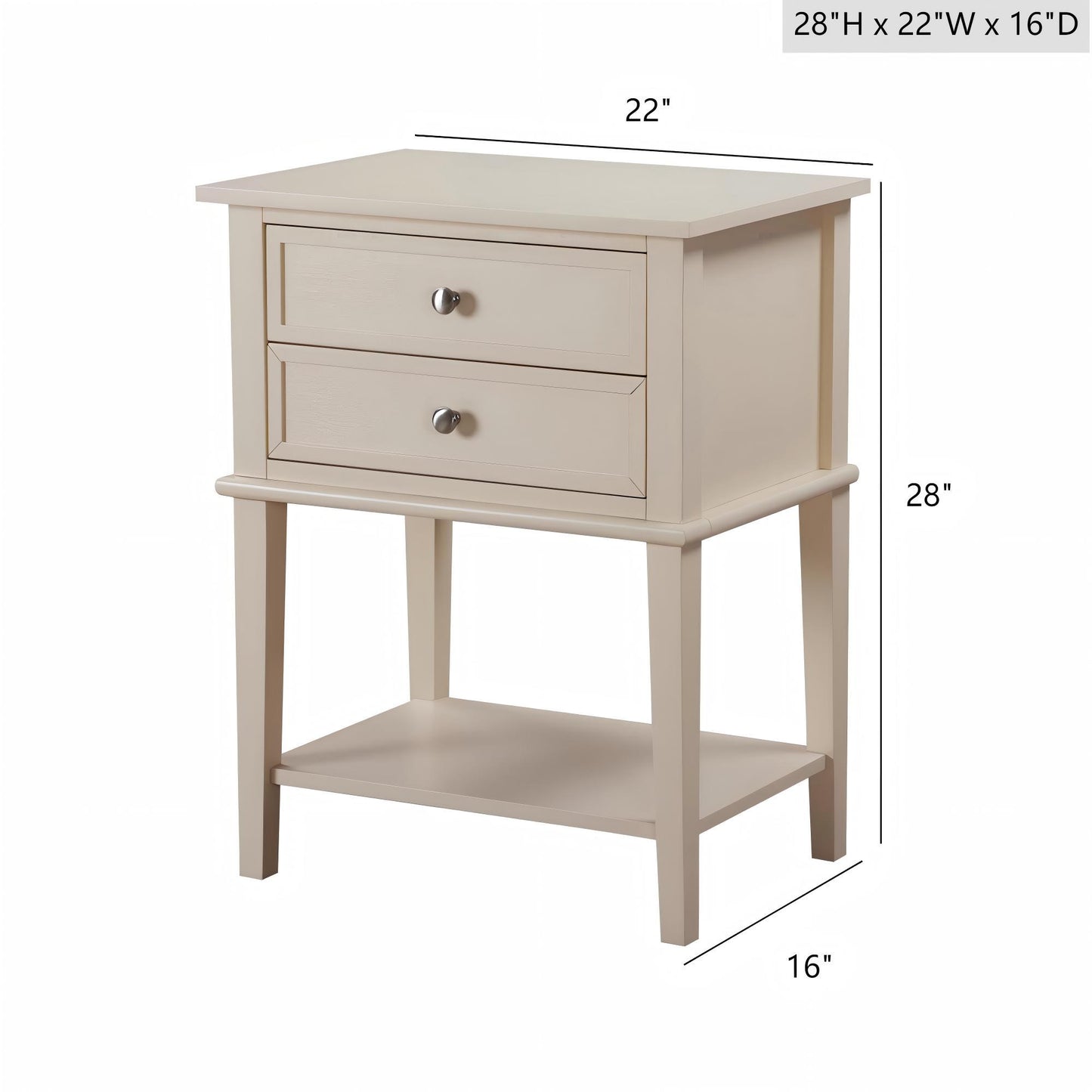 Vibrant Contemporary Nightstand