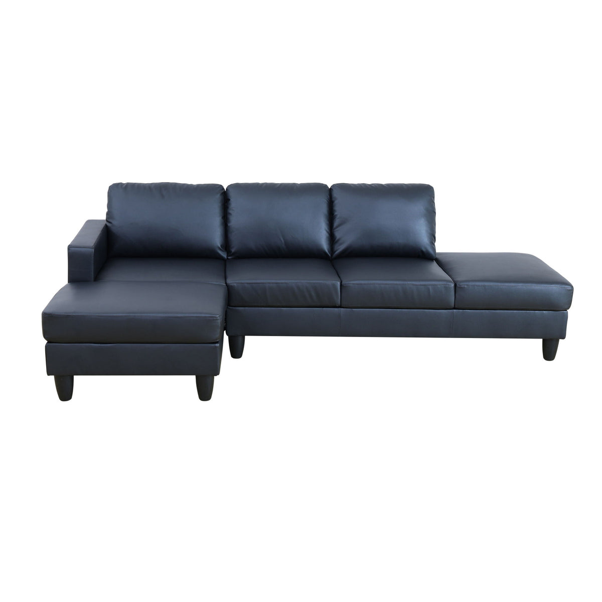 L - Shaped Sectional Sofa With Chaise & Ottoman