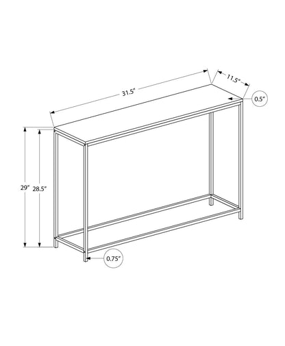 Accent Console Table For Entryway, Stable Support, Contemporary & Modern