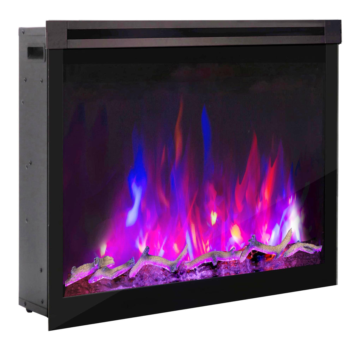 Built In Electric Fireplace With LED Flame Effects