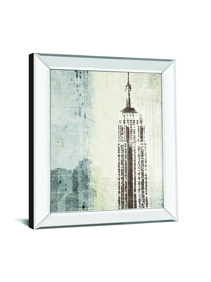 Edifioe II By Venter, T - Mirror Framed Print Wall Art - Gray