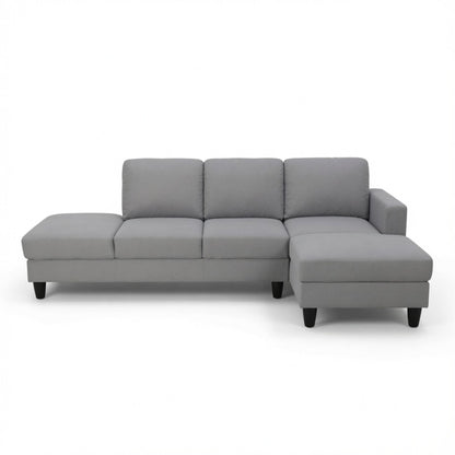 L - Shaped Sectional Sofa With Chaise & Ottoman