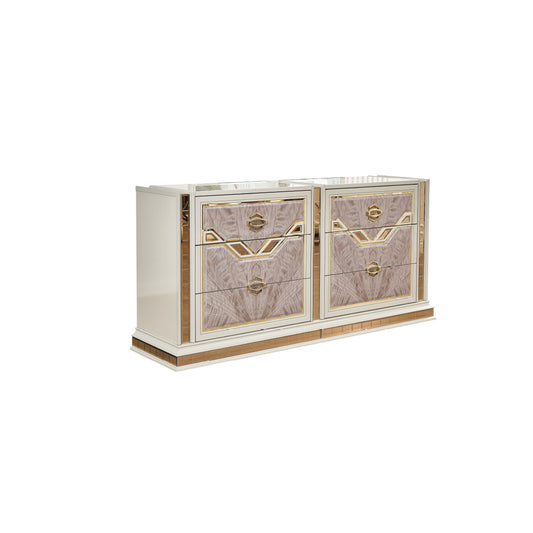 Omari - 6 Drawer Dresser - Beige