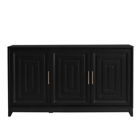 TV Stand, Media Console Cabinet With 2 Spacious Storage Space