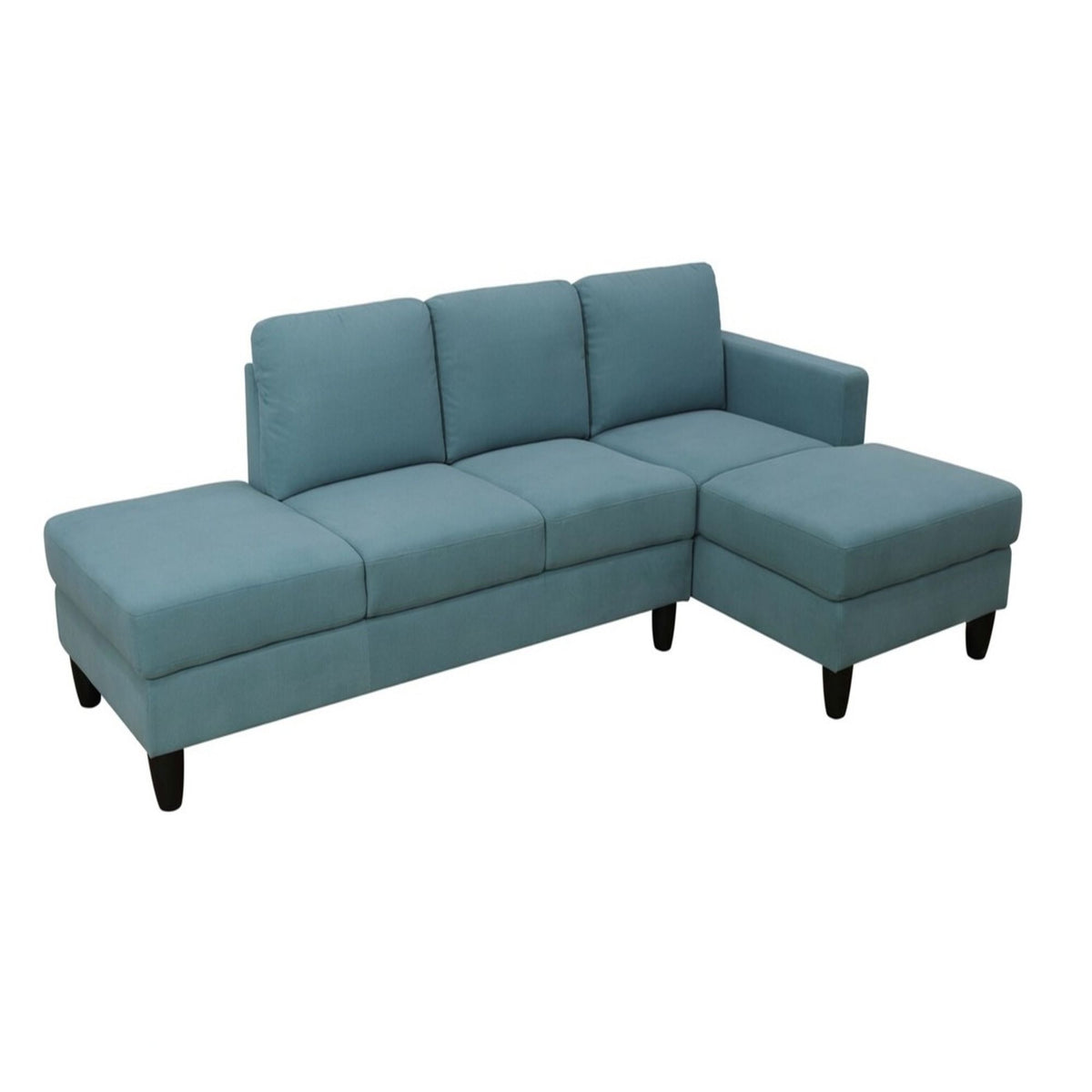 L - Shaped Sectional Sofa With Chaise & Ottoman