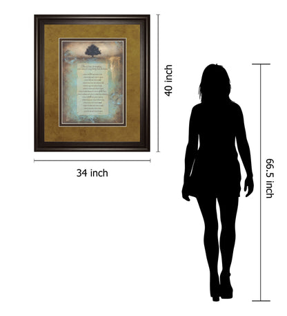 Time For Everything By Brit Hallowell - Framed Print Wall Art - Light Brown