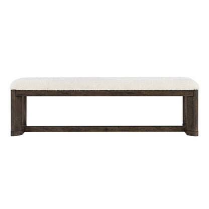 Backless Upholstered Dining Bench