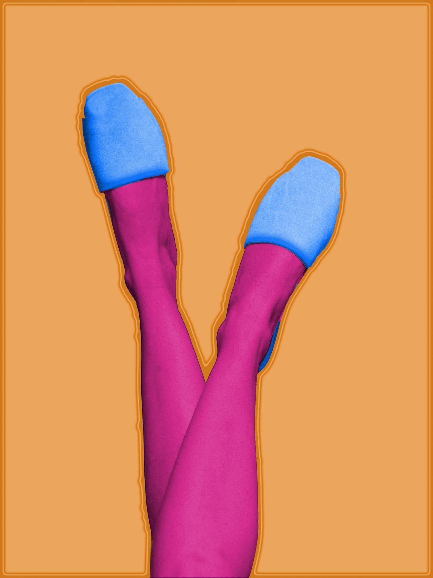 Neon Flats - Orange